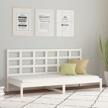 vidaXL Slaapbank zonder matras 80x200 cm massief grenenhout, Huis en Inrichting, Verzenden, Nieuw