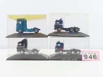 Herpa 1:87 - Modeltreinvoertuigen (4) - 4 Trucks, Nieuw