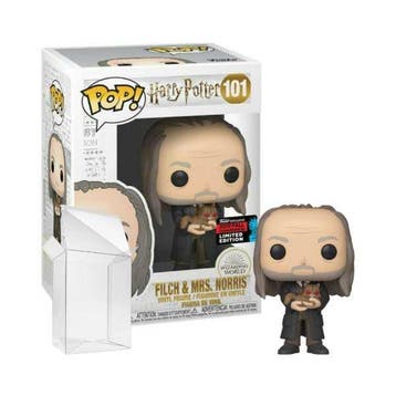Funko Pop Harry Potter Filch & Mrs Norris 101 Fall, Verzamelen, Verzenden, Nieuw