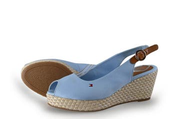 Tommy Hilfiger Slingbacks in maat 38 Blauw, Kleding | Dames, Schoenen, Zo goed als nieuw, Tommy Hilfiger, Verzenden, Blauw