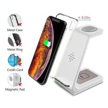 3 in 1 Oplaadstation voor Apple iPhone / iWatch / AirPods -, Verzenden, Nieuw