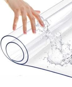 2dekans | HOMEWELL Tafelbeschermer Transparant Glashelder, Ophalen of Verzenden, Nieuw