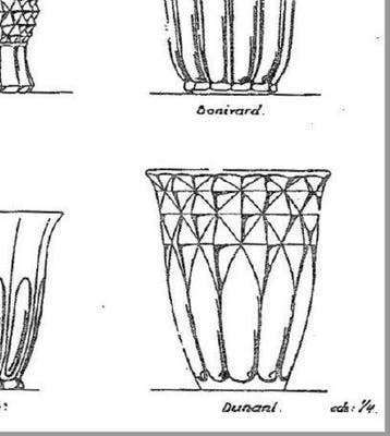 Val Saint Lambert - Vase - DUNANT - Cristal - Luxval Serie