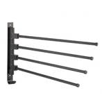 Wand Handdoekenrek Zwart | Industrieel | Beste Prijs, Huis en Inrichting, Badkamer | Badkamermeubels, (Half)hoge kast, Minder dan 50 cm