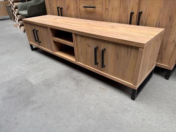 Ronda tv-dressoir, kleur wild oak, Nieuw, Overige materialen