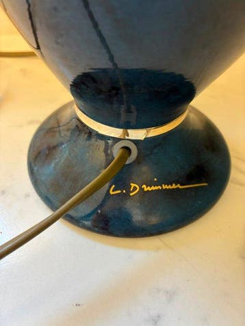 Louis Drimmel - Staande lamp - Balustervormige vintage