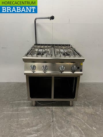Plaque de cuisson à 4 feux Erre2 en acier inoxydable avec, Verzenden
