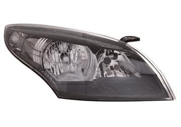 Renault Megane 2012-2013 Zwart Koplamp Rechts (Koplampen), Verzenden, Nieuw