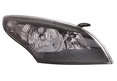 Renault Megane 2012-2013 Zwart Koplamp Rechts (Koplampen), Auto-onderdelen, Verlichting, Nieuw, Verzenden