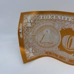 Karl Lagasse (1981) - One dollar orange abstract - no
