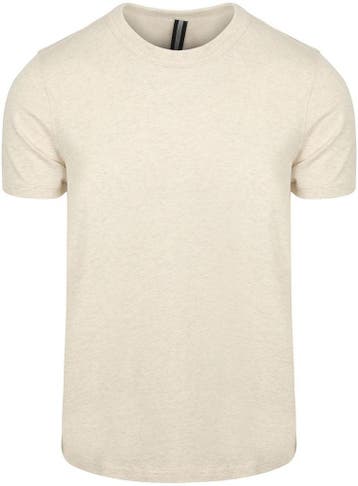 Profuomo T-Shirt Ecru Melange maat Maat 52/54 (L) Heren, Kleding | Heren, Verzenden, Nieuw, Maat 52/54 (L), Profuomo