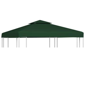 Tentdoek Prieel 3x3m Groen | 40% Korting | Retour Deal, Verzenden, Minder dan 4 meter, Minder dan 5 meter, Zo goed als nieuw