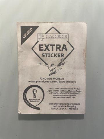 Panini - 1 Carte scellée, Nieuw