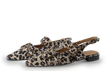 Babouche Loafers in maat 39 Panter, Verzenden, Overige typen
