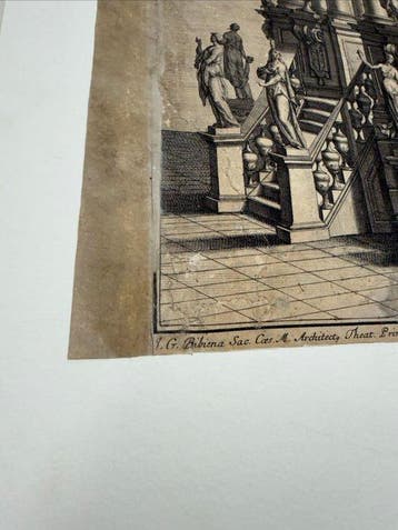 G. G. Bibiena (1657-1743), after - Progetto architettonico, Antiek en Kunst