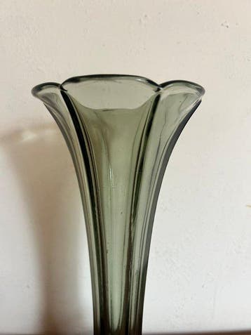 Val Saint Lambert - Vaas - Glas - Hexagon voet