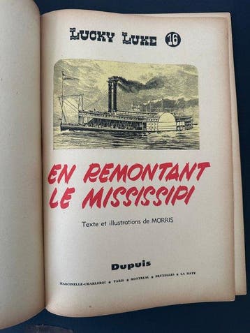 Lucky Luke T16 - En remontant le Mississipi - B - 1 Album -, Boeken, Nieuw