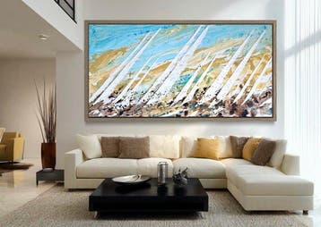 VOLHA - Routes of Light /Sails-XXL-Hand painted