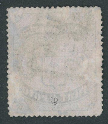 Bremen 1862 - Oblitéré authentique 5 Gr., noir sur brun-gris