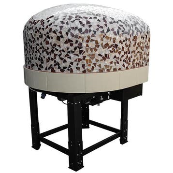 Roterende Pizzaoven | SERIE DRK (MOSAIC) | Hout | 4x Ø30cm, Verzenden