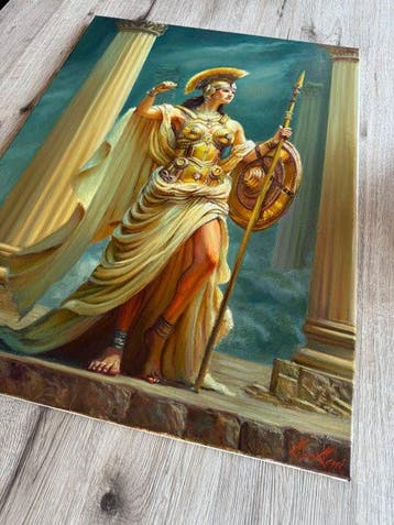 BarBeni (1981) - Golden Athena, Antiek en Kunst