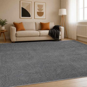 vidaXL Tapijt Antraciet 300 x 400 cm 100% Polyester 3 mm, Verzenden, Nieuw