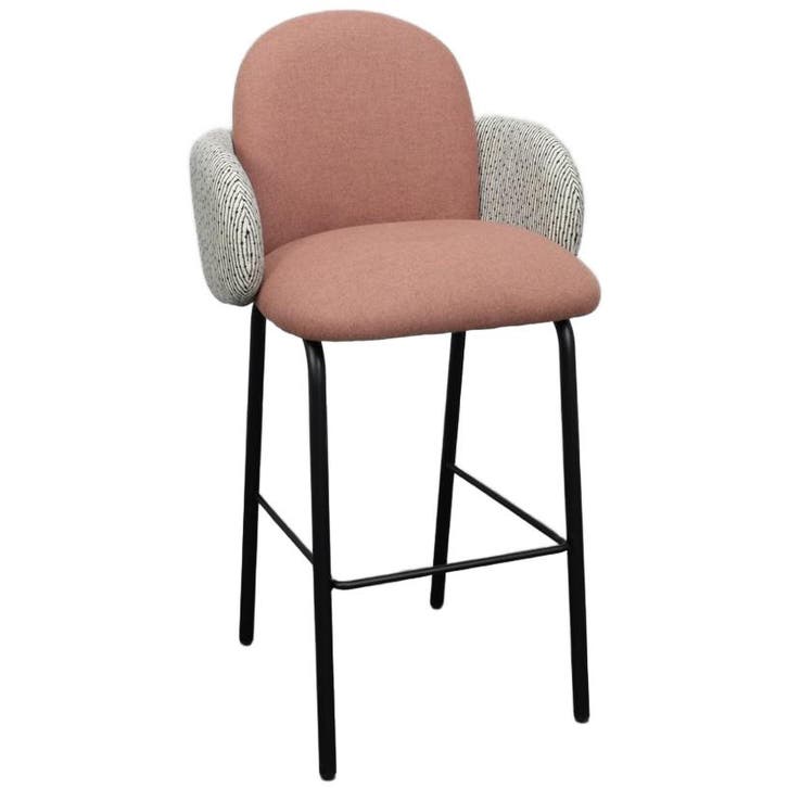 Barstool Dost Bar Tube By Rianne Koens For Puik Design -, Huis en Inrichting, Barkrukken, Zo goed als nieuw, Leer, 90 cm of meer