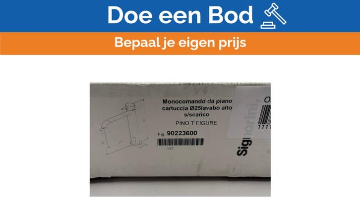 Bieden: Signorini high single lever mixer tab, Bricolage & Construction, Sanitaire, Enlèvement ou Envoi