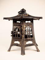 Japanese Hanging Hexagonal Lantern  - Lampe à suspendre