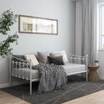 vidaXL Slaapbank metaal wit 90x200 cm, Verzenden, Nieuw