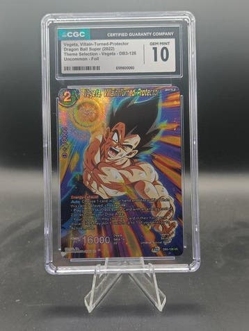 2022 Dragon Ball Vegeta Villain Protector Foil #DB3-126, Nieuw