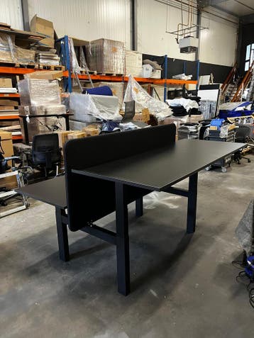 Ahrend Duo Zit Sta Bureau Zwart - Refurbished, Verzenden