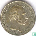 Denemarken 4 skilling rigsmont 1871, Postzegels en Munten, Verzenden, Overige landen, Losse munt, Goud
