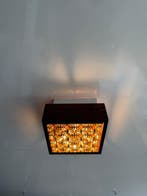 Plafondlamp - Hout, Metaal - vintage plafondlamp