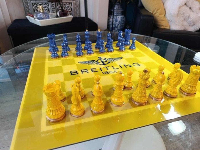 Dominique Kleiner - Échiquier “Breitling Baroque” – Édition, Antiquités & Art, Art | Objets design