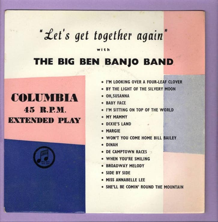 Big Ben Banjo Band, The – Lets Get Together Again (EP) (1-7, Cd's en Dvd's, Vinyl Singles, Ophalen of Verzenden