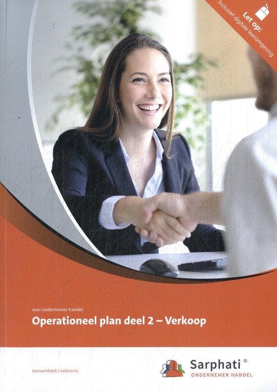Operationeel plan deel 2 | Verkoop | combipakket / Sarphati, Boeken, Schoolboeken, Zo goed als nieuw, Verzenden