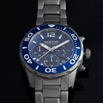 Norton - Titano - Solar Chronograph - Cassa e Bracciale in, Nieuw