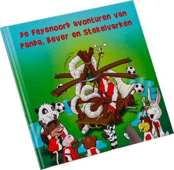 Feyenoord Voorleesboek Panda, Bever &Stekelvarken, Verzenden