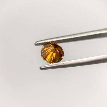 1 pcs Diamant (Couleur naturelle) - 1.00 ct - Rond - Fancy, Nieuw