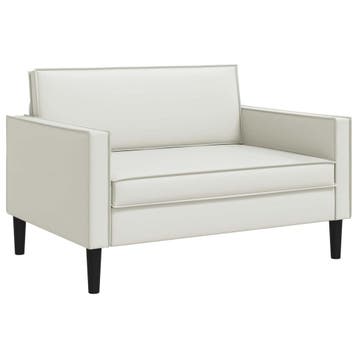 vidaXL XXL fauteuil Wit Kunstleer, Verzenden, Nieuw
