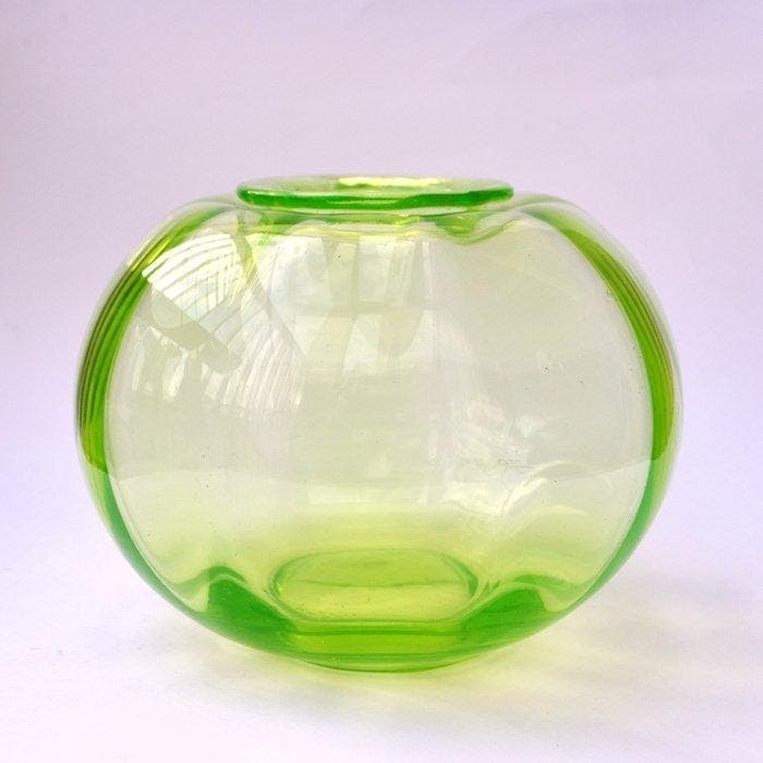 Kristalunie Maastricht - W.J. Rozendaal - Vaas - Glas, Antiek en Kunst, Antiek | Glaswerk en Kristal