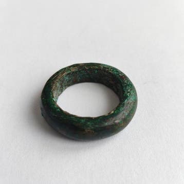 Graeco-Bactrisch Brons Archaïsche Ringkraal Juweel - 27 mm