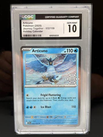 Pokémon Graded card - Articuno - CGC 10 - Scarlet & Violet -, Nieuw