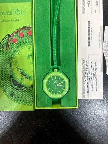 Swatch - Swatch × Audemars Piguet GREEN EIGHT - Sans prix de, Handtassen en Accessoires, Horloges | Heren