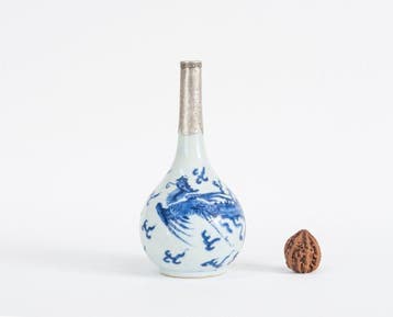 Fles - Porselein - Kangxi Bouteille