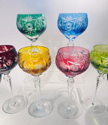 Nachtmann - Pot (6) - druif - Kristal - Überfang-Römer groot