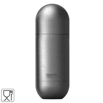 Asobu Orb Bottle thermosfles roestvrij staal 420 ml - zilver, Verzenden