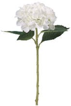 Hortensia Hydrangea Ivoorwit Zijdenbloem 51 cm, Nieuw