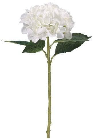 Hortensia Hydrangea Ivoorwit Zijdenbloem 51 cm, Nieuw